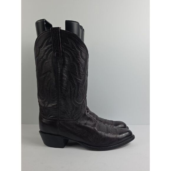 Lucchese 2000 Original Burgundy Leather Cowboy Men\'s Boots Size 11 main image 11